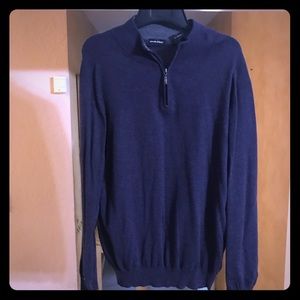 Parc XXL Cashmere blend quarter zip up sweater